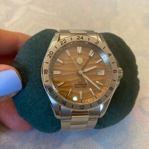 San Martin 39mm Desert Texture Luxury Men Watch NH34 GMT Automatic Mechanical